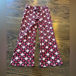 GAP Kids Bootcut Bottoms with Pink and White Dots
